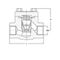 Check valve Type: 1720 Stainless steel Internal thread (NPT) Class 800